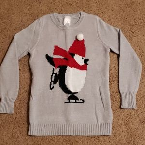 >LAST CHANCE!< Skating Penguin Christmas Sweater.